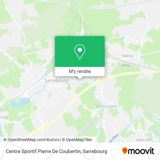 Centre Sportif Pierre De Coubertin plan