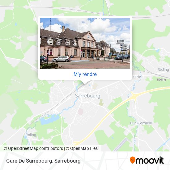 Gare De Sarrebourg plan