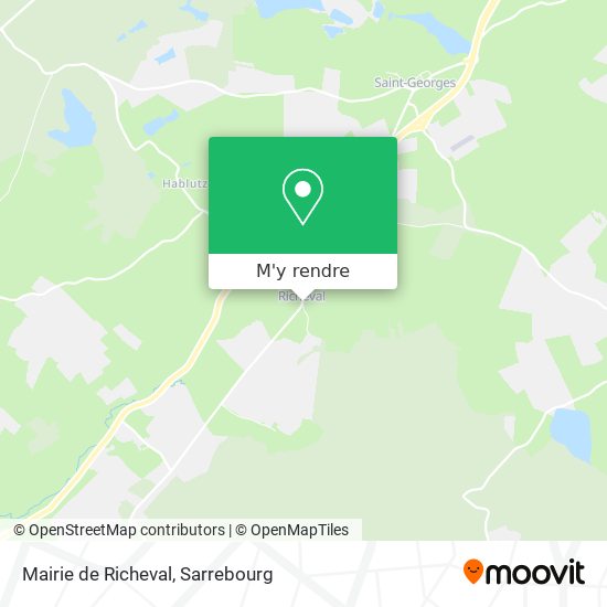 Mairie de Richeval plan