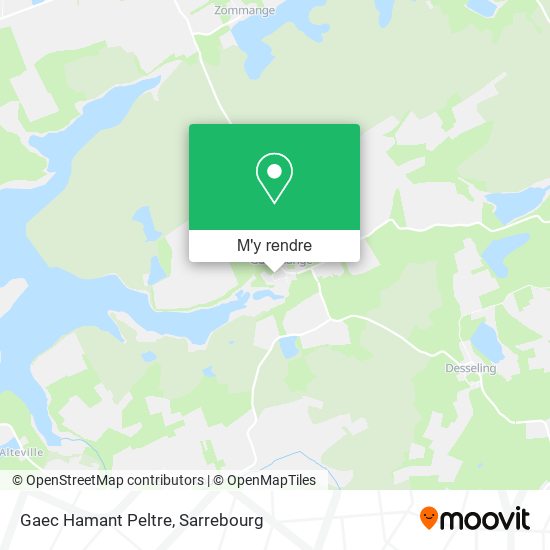Gaec Hamant Peltre plan