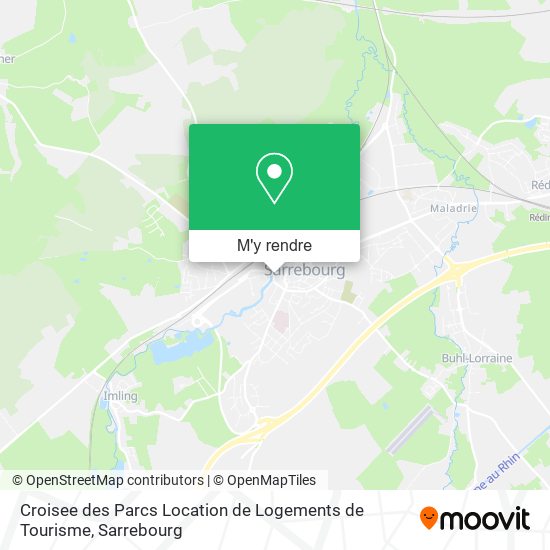 Croisee des Parcs Location de Logements de Tourisme plan