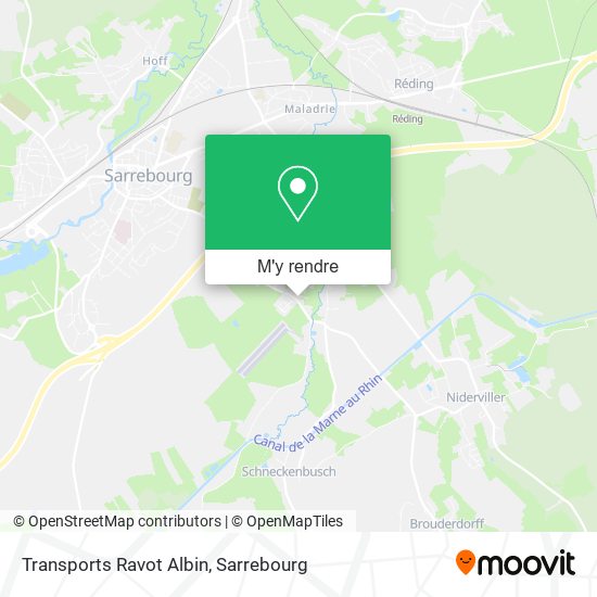 Transports Ravot Albin plan