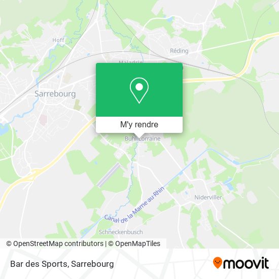 Bar des Sports plan