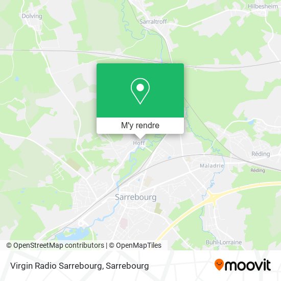 Virgin Radio Sarrebourg plan