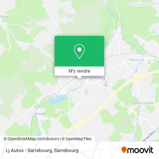 Lj Autos - Sarrebourg plan