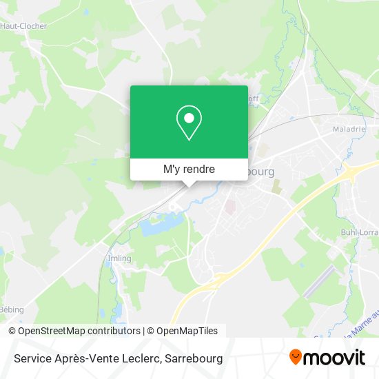 Service Après-Vente Leclerc plan