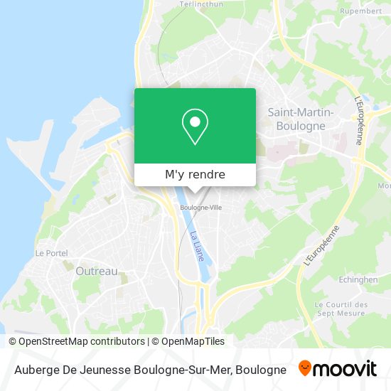 Auberge De Jeunesse Boulogne-Sur-Mer plan