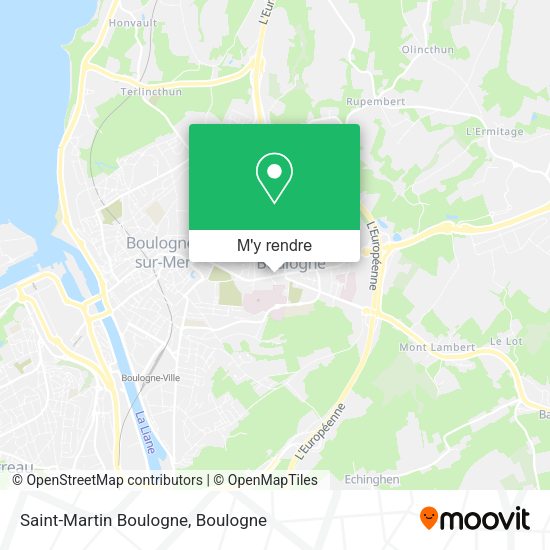 Saint-Martin Boulogne plan