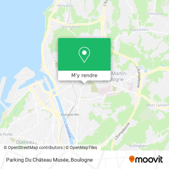 Parking Du Château Musée plan