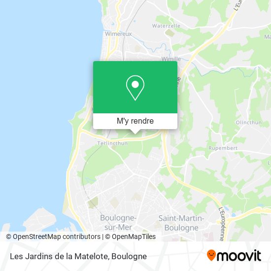 Les Jardins de la Matelote plan