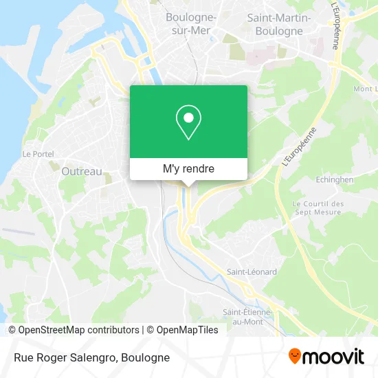 Rue Roger Salengro plan