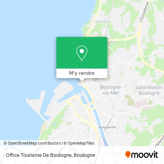 Office Tourisme De Boulogne plan