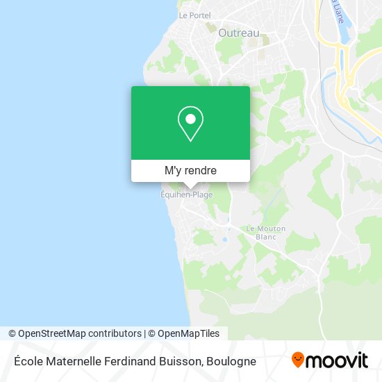 École Maternelle Ferdinand Buisson plan