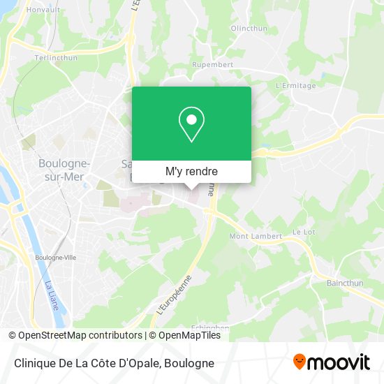 Clinique De La Côte D'Opale plan