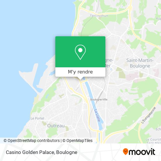 Casino Golden Palace plan