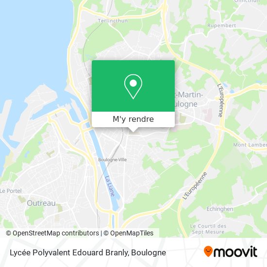 Lycée Polyvalent Edouard Branly plan