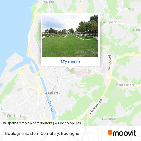 Boulogne Eastern Cemetery plan