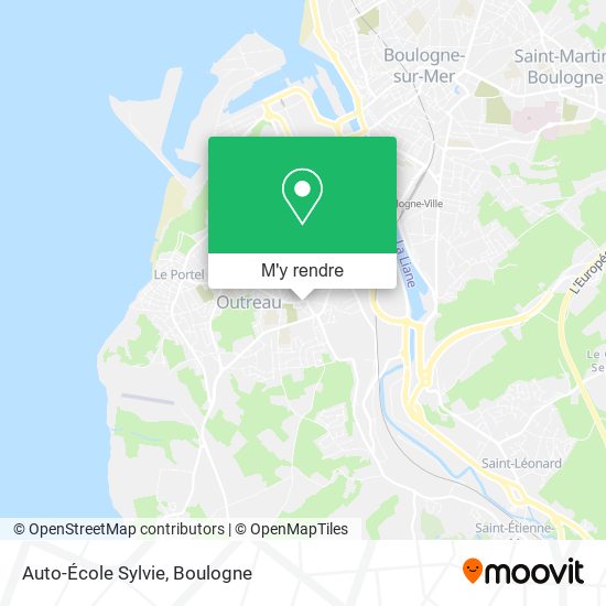 Auto-École Sylvie plan