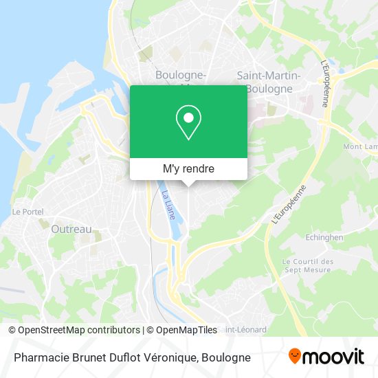 Pharmacie Brunet Duflot Véronique plan