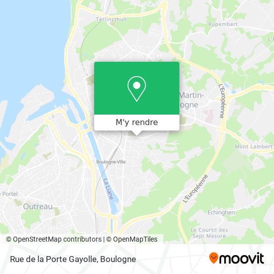 Rue de la Porte Gayolle plan