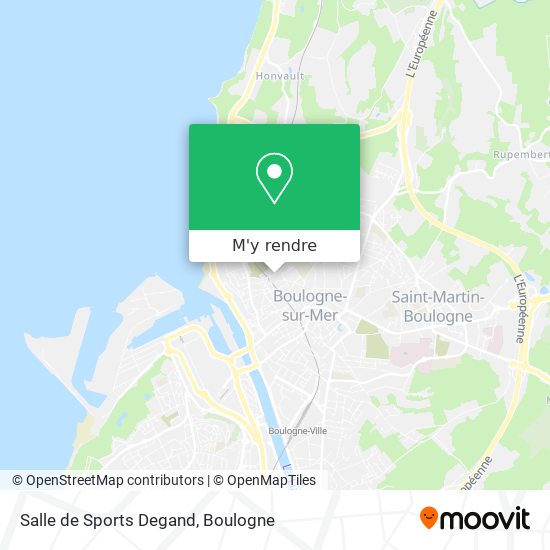 Salle de Sports Degand plan