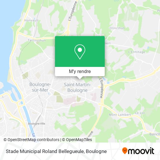 Stade Municipal Roland Bellegueule plan