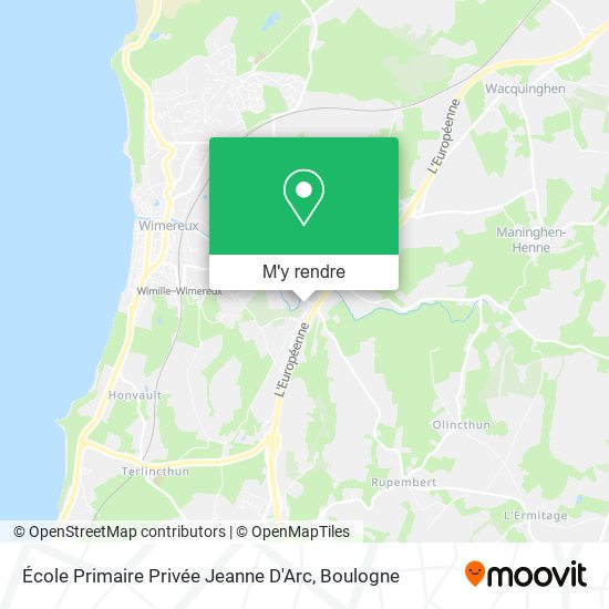 École Primaire Privée Jeanne D'Arc plan