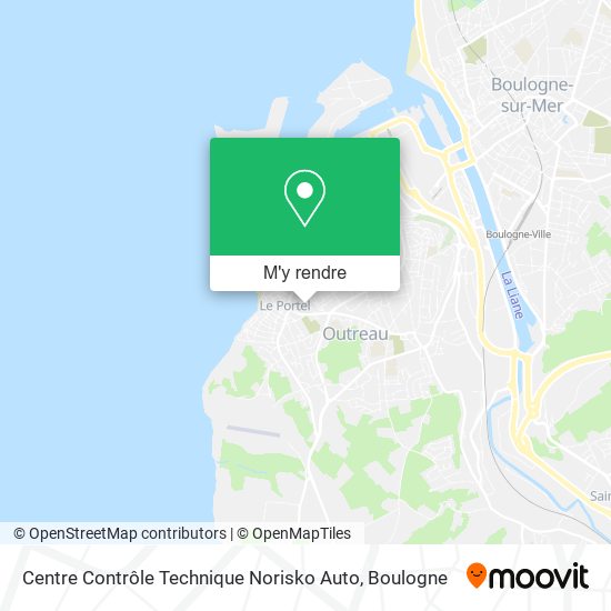 Centre Contrôle Technique Norisko Auto plan
