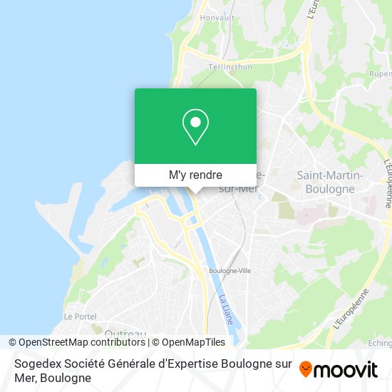 Sogedex Société Générale d'Expertise Boulogne sur Mer plan