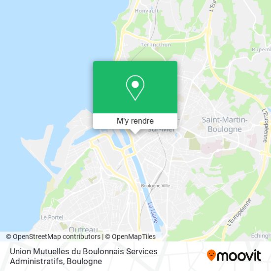 Union Mutuelles du Boulonnais Services Administratifs plan