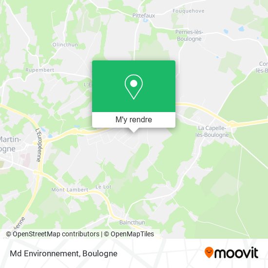 Md Environnement plan