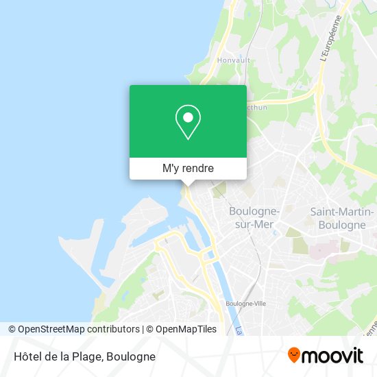 Hôtel de la Plage plan
