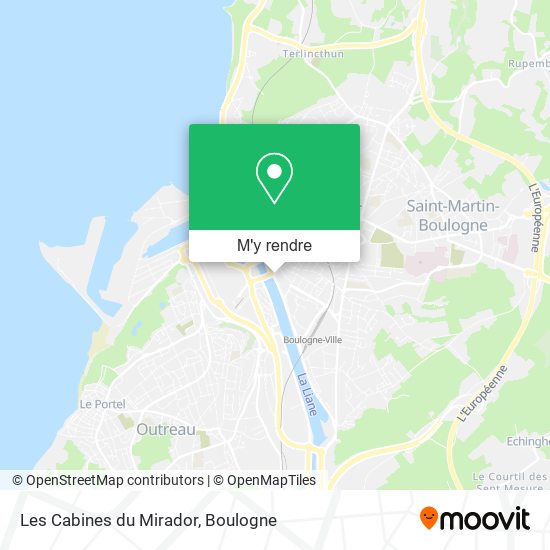 Les Cabines du Mirador plan