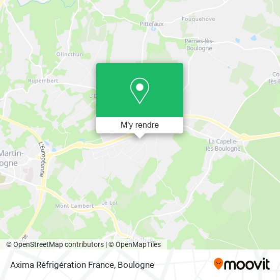 Axima Réfrigération France plan