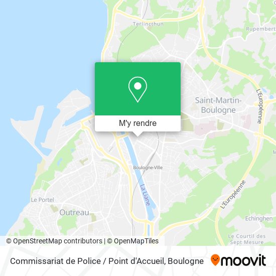 Commissariat de Police / Point d'Accueil plan