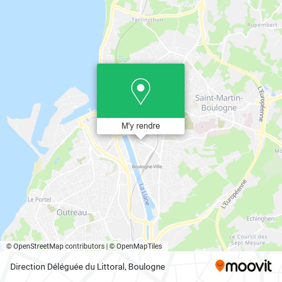 Direction Déléguée du Littoral plan