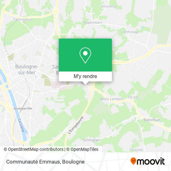 Communauté Emmaus plan