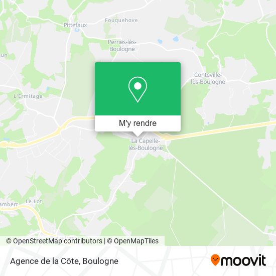 Agence de la Côte plan