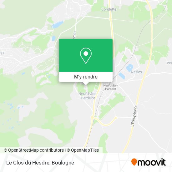 Le Clos du Hesdre plan