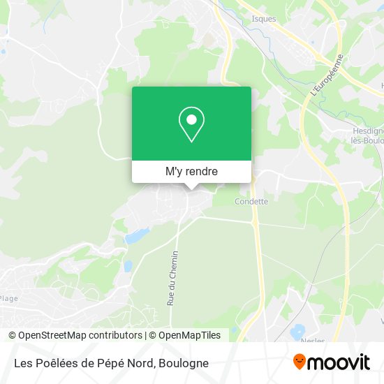 Les Poêlées de Pépé Nord plan