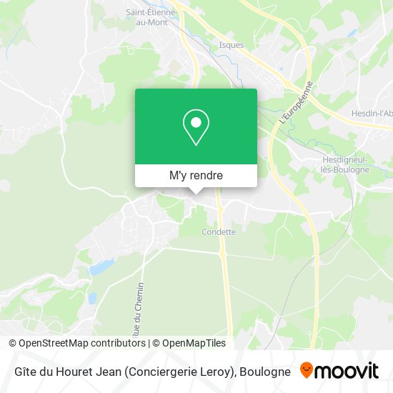 Gîte du Houret Jean (Conciergerie Leroy) plan