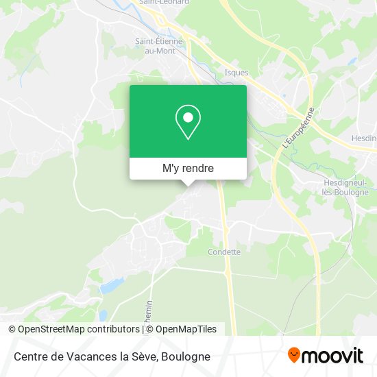 Centre de Vacances la Sève plan