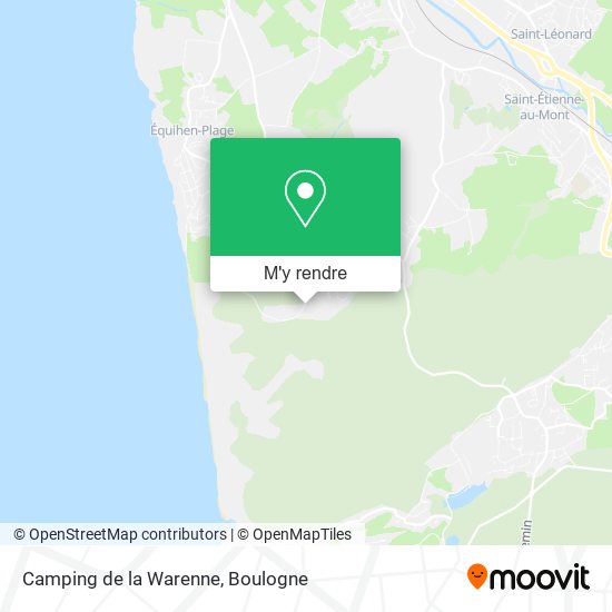 Camping de la Warenne plan