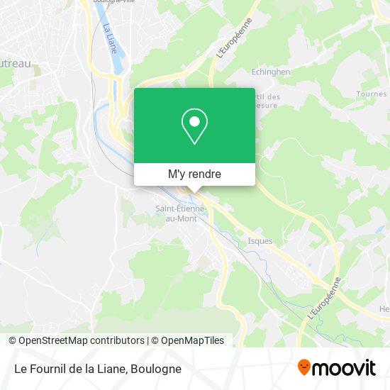Le Fournil de la Liane plan