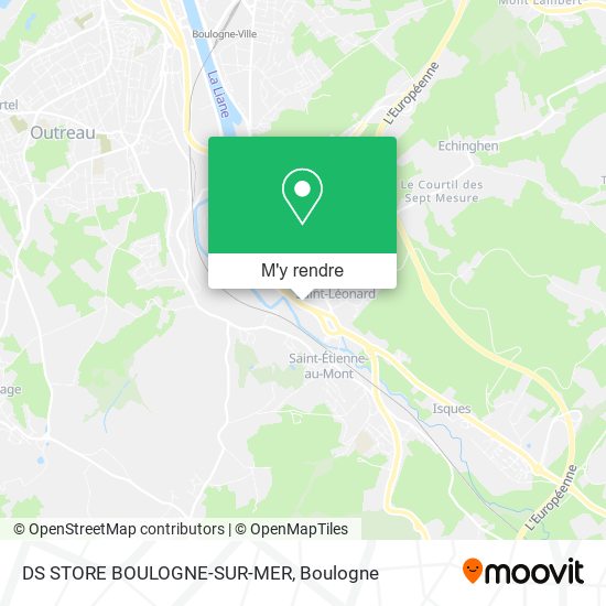 DS STORE BOULOGNE-SUR-MER plan