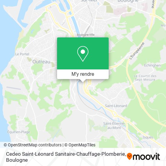 Cedeo Saint-Léonard Sanitaire-Chauffage-Plomberie plan