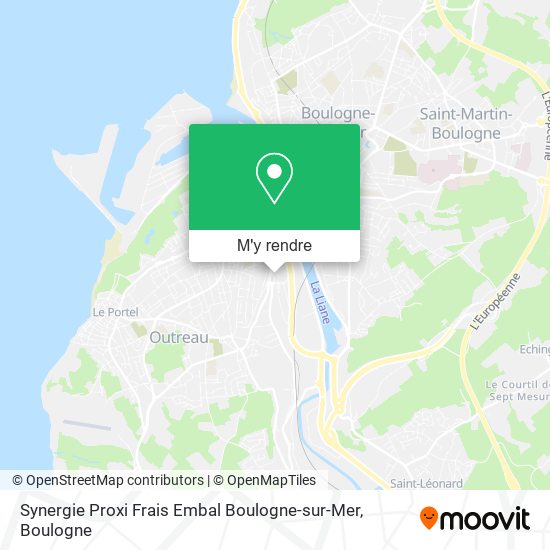 Synergie Proxi Frais Embal Boulogne-sur-Mer plan