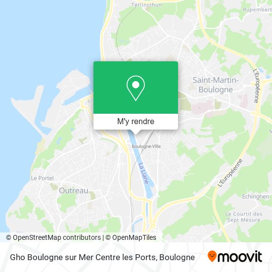 Gho Boulogne sur Mer Centre les Ports plan
