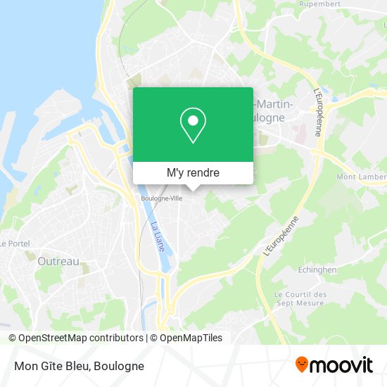 Mon Gîte Bleu plan