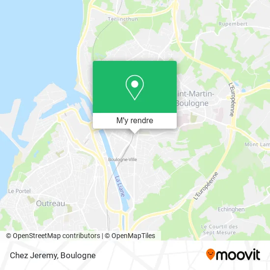 Chez Jeremy plan